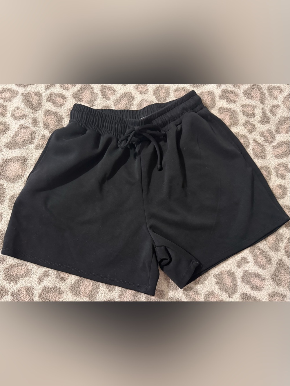 BKE Black Athletic Elastic-Waist Drawstring Shorts